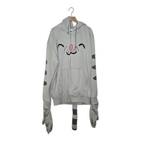 The Big Bang Theory Soft Kitty Size Medium Zip Up Hoodie Ripple Junction